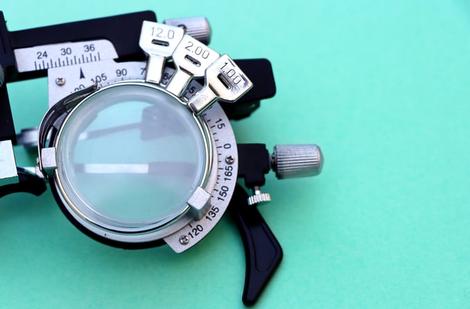 medizinische Testbrille für Myopie